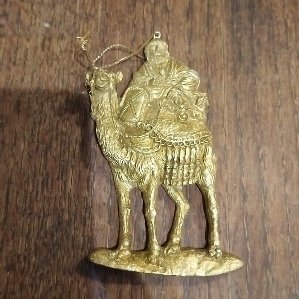 Wise man and camel Ornament
